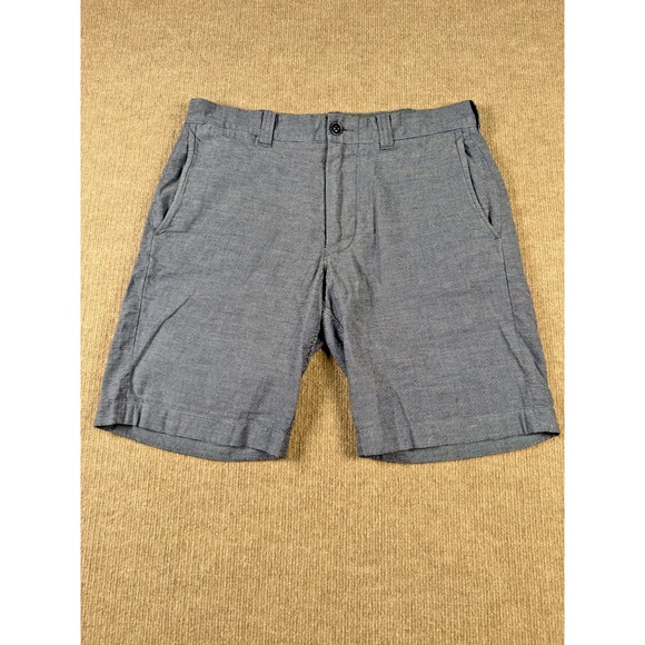 J. Crew Other - J Crew Stanton Shorts‎ Mens 30 Blue Linen Blend Baird McNutt Irish Summer Casual